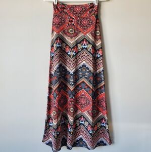 Boho Body Con Maxi skirt